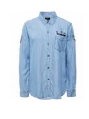 Rails ‘Calder’ Military Patch Button-Down Shirt